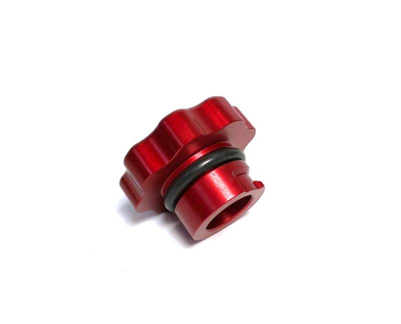 GMC 2500 Oil Cap Cover - Fleece Performance - Billet - Red - `01-`16